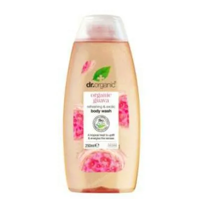 Gel de ducha guayaba 250 ml, Dr. Organic