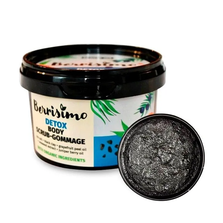 Exfoliante corporal Detox – Arcilla, Uva y Bayas, Berrisimo