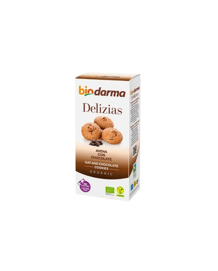 Delizias avena chocolate 4.41oz bioda 125 g, Bio Darma