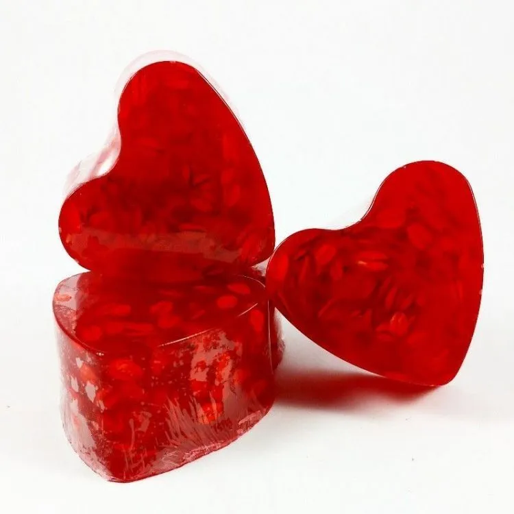 Jabón forma corazón Pomelo (Con avena), Big Soap Factory
