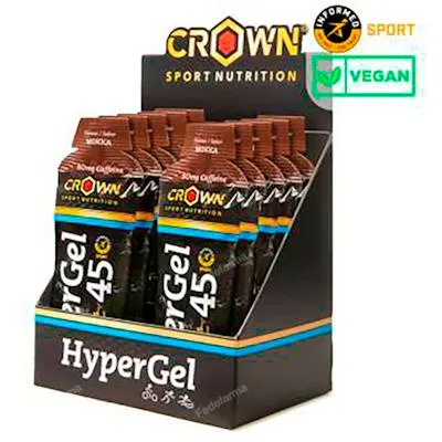 Hypergel 45 mokka + cafeina mokka cafeina 10 x 75 g, Crown Sport Nutrition