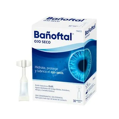 Trockene Augen 0,4 % Einzeldosen 20 Stk, Bañoftal