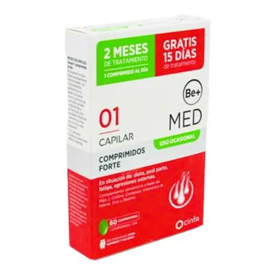 Med capilar uso ocasional forte 60 comprimidos, Be+
