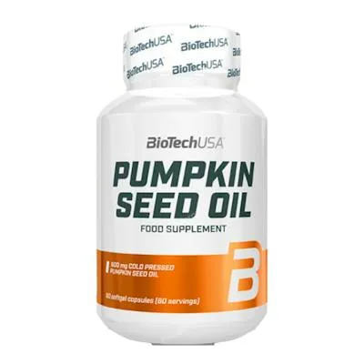 Pumpkin seed oil 60 cápsulas, Biotechusa