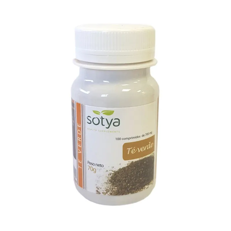 Té verde 700 mg 100 comprimidos, Sotya