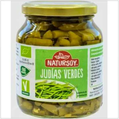 Judias verdes BIO 340 g, Natursoy