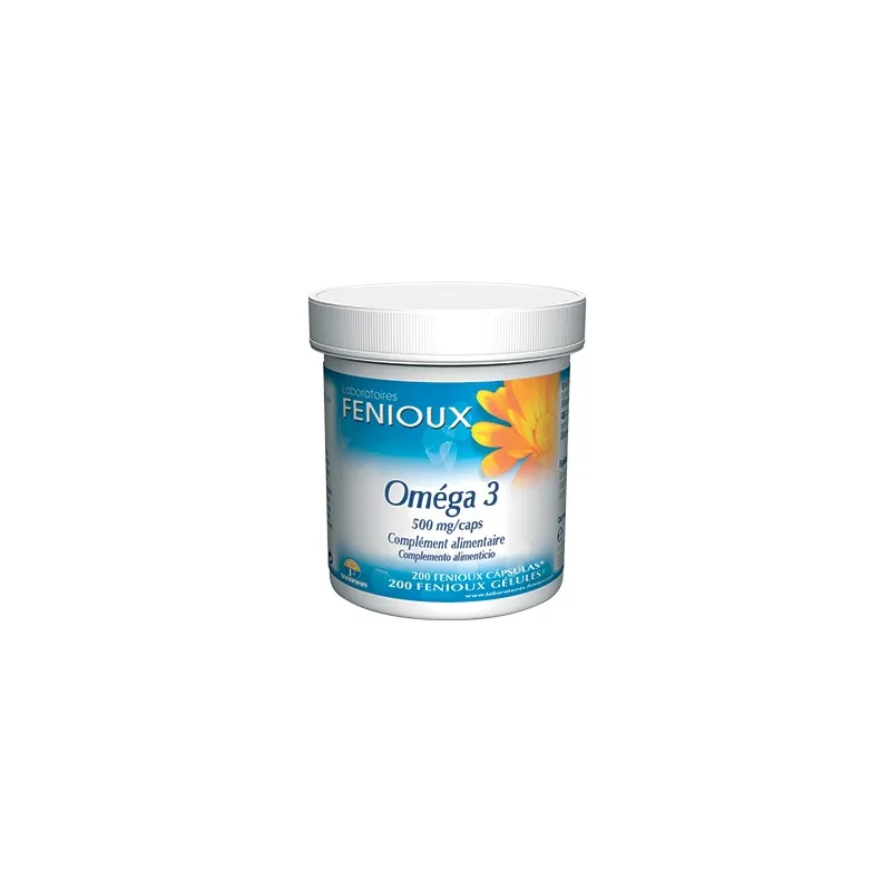 Omega 3 500 mg 200 cápsulas, Fenioux