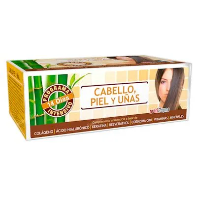 Nutriorgans cabello, piel y uñas 14 ampollas, Tongil