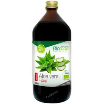 Aloe vera+pulpa jugo BIO 1 l, Biotona