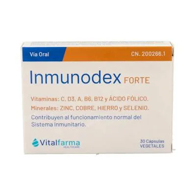 Inmunodex forte 30 cápsulas, Vitalfarma
