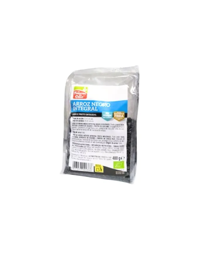 Arroz negro integral la sul cie BIO 400 g, Finestra