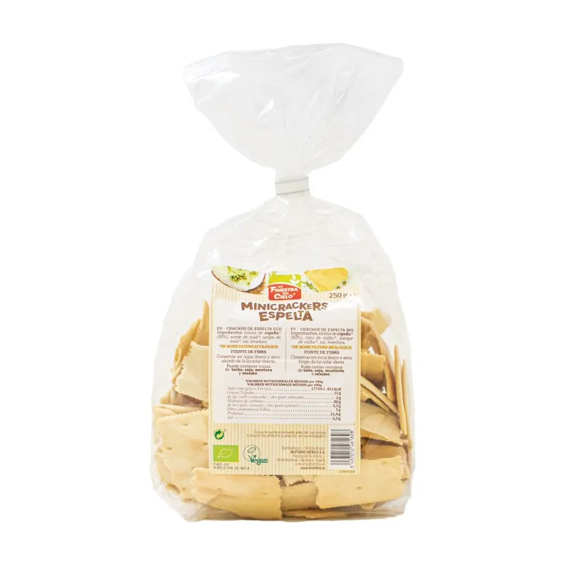 Minicrackers espelta la sul cielo 250 g, Finestra