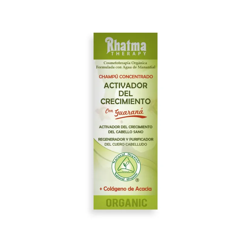 Champú activador del crecimiento guarana 100 ml, Rhatma