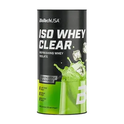 Iso whey clear manzana verde 400 g, Biotechusa