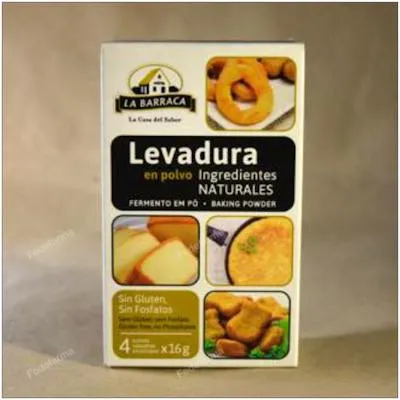Levadura en polvo 4 sobres, La Barraca
