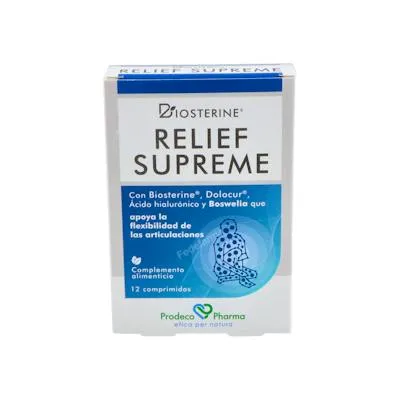 Relief supreme emergency 12 comprimidos, Prodeco