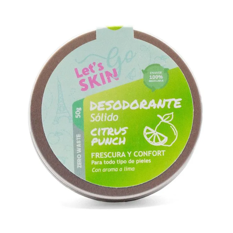Desodorante en crema Citrus Punch, Let's Go Skin