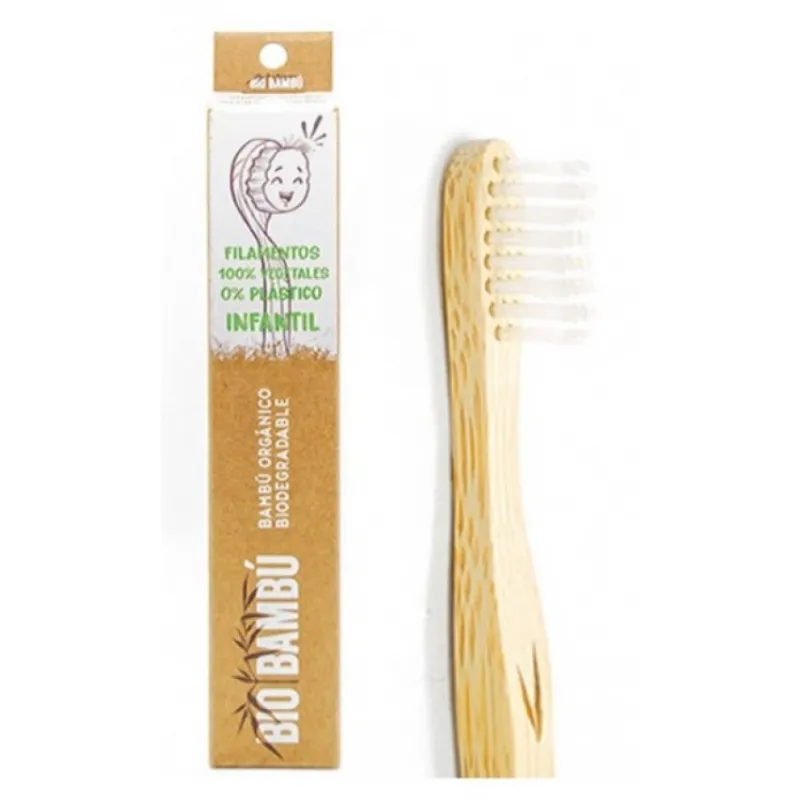 Cepillo de dientes bambu niños -bambu BIO, Bio Bambu