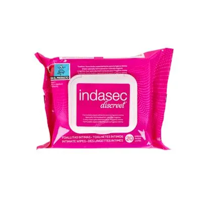 Toallitas hig intima 20 un alo vera, Indasec