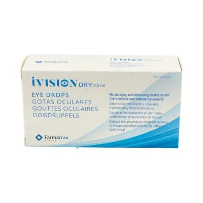 Dry gouttes oculaires monodoses 0,5 ml, Ivision