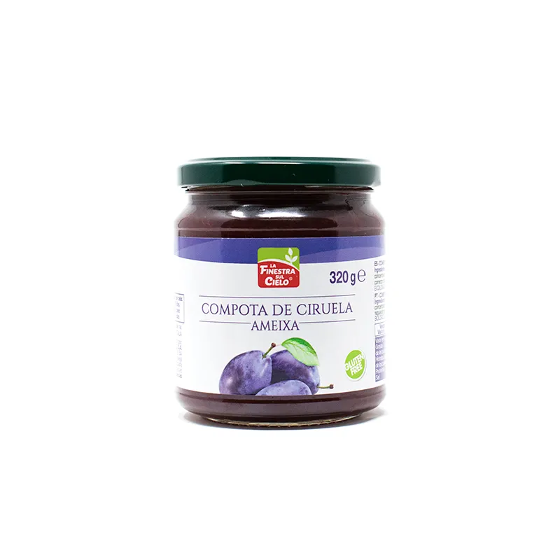 Compota ciruela la sul cielo BIO 280 g, Finestra