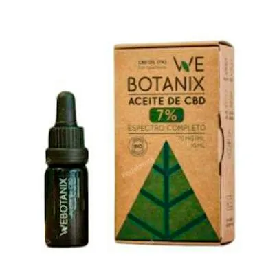 Aceite cbd 7% BIO 10 ml, Webotanix