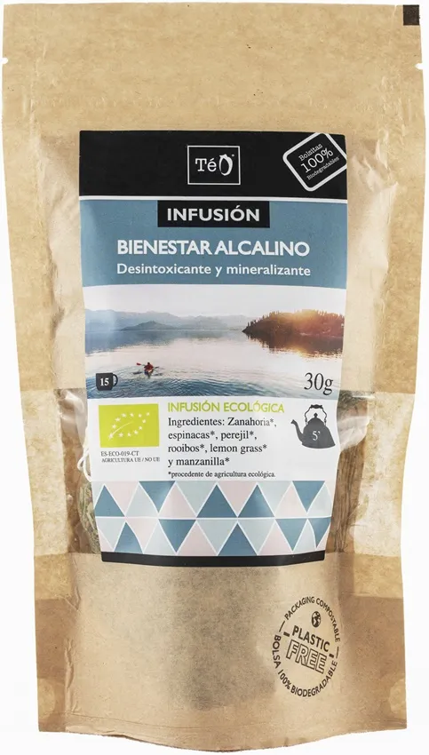 Alkalisierender Kräutertee 15 Beutel Téo-Teo BIO 30 g, Teo Bio