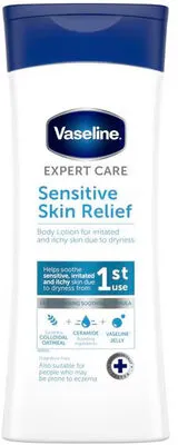 Lozione expert care sensitive skin relief 400 ml, Vaseline