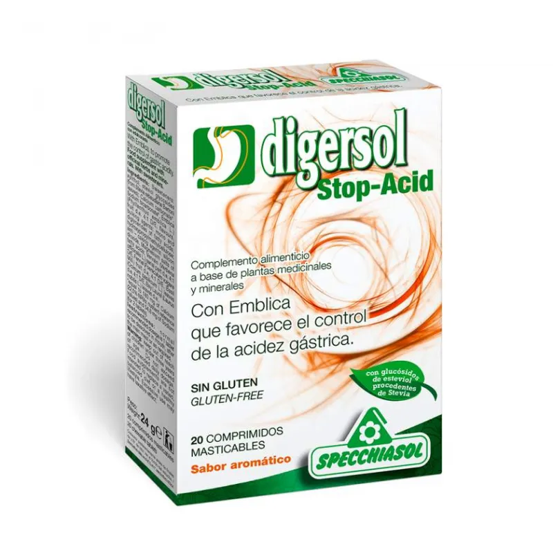 Digersol stop-acid 20 comprimidos, Specchiasol