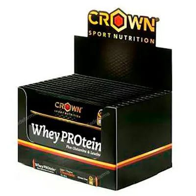Whey protein + monodosis choc 10 x 28 g, Crown Sport Nutrition
