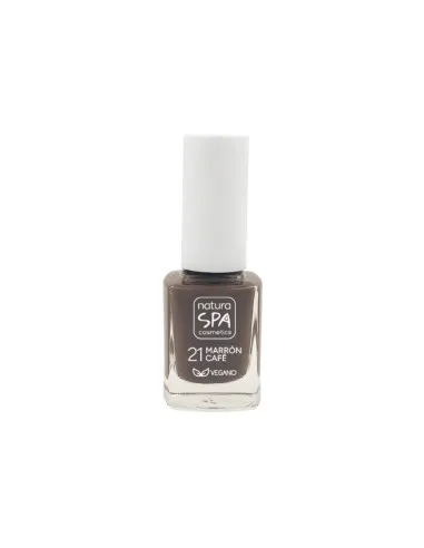 Nagellack 21 braun kaffee cosmetics, Naturaspa