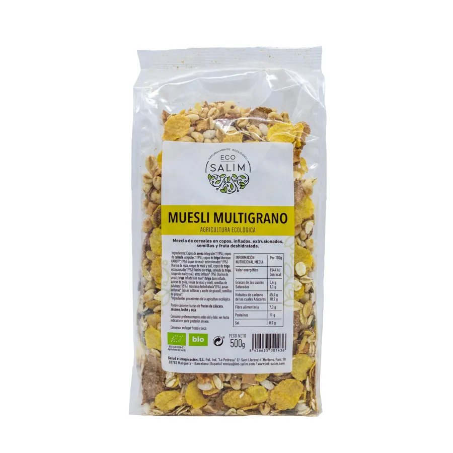 Muesli Multigrano BIO 500 g, Ecosalim