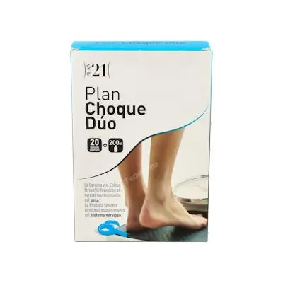 Plan choque duo 200ml.+ plan 21 20 cápsulas, Plameca