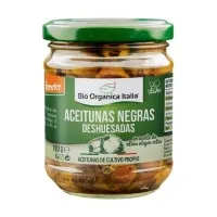Olives noires dénoyautées 190 g, Bio Organica Italia