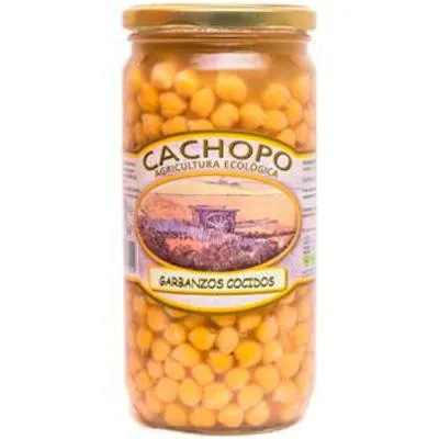 Garbanzos cocidos BIO 720 g, Cachopo
