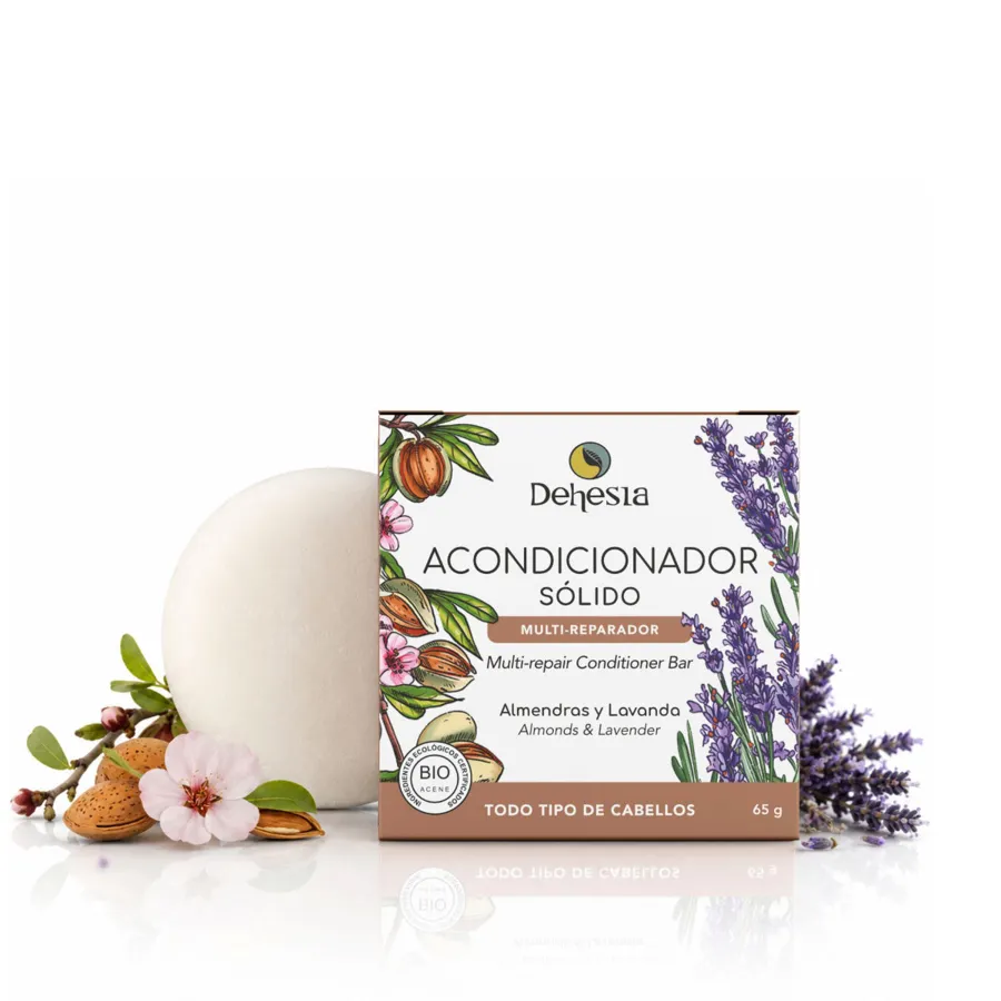 Solid conditioner almond and lavender BIO 65 g, Dehesia