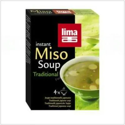Sopa miso tradicional instantanea BIO 4 sobres, Lima