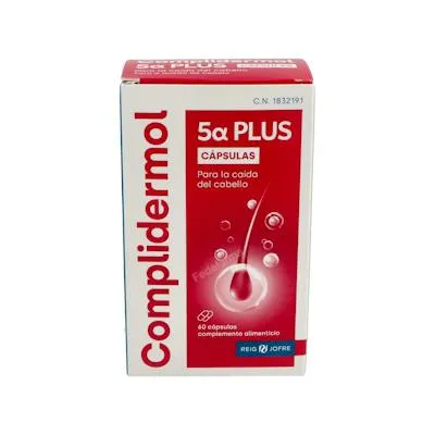 5 alfa plus 60 cápsulas, Complidermol