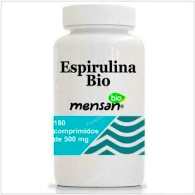 Espirulina 500 mg BIO 180 comprimidos, Mensan