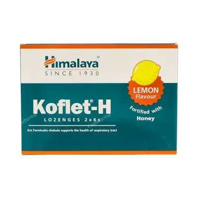 Pastillas koflet garganta limón 12 comprimidos, Himalaya