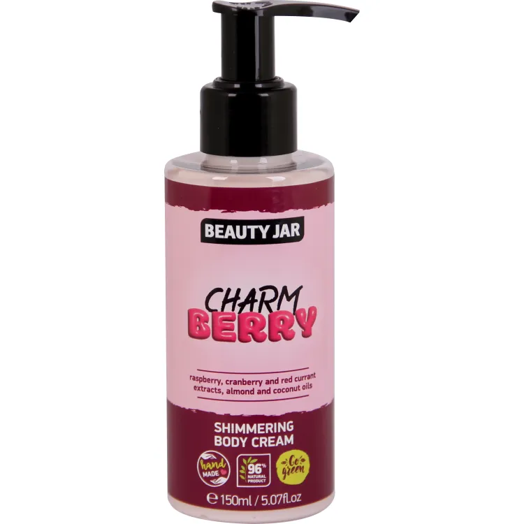 Creme corporal brilhante charm berry, Beauty Jar