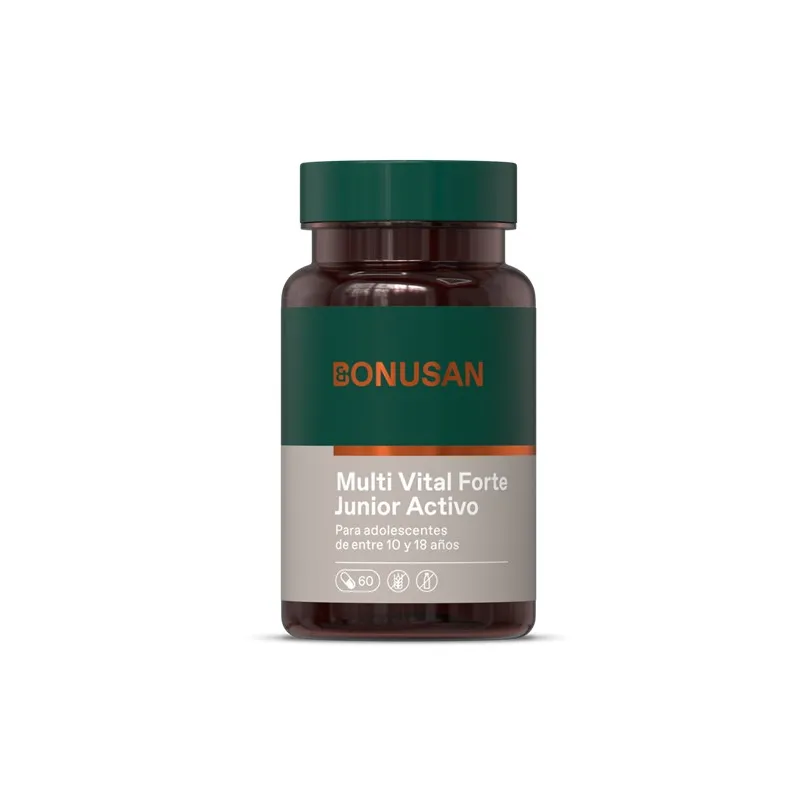 Multi vital forte junior activo 60 cápsulas vegetales, Bonusan