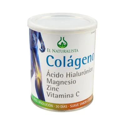 Colágeno+ácido HIALURONICO+Mg+Zn+vitamina C 390 g, El Naturalista
