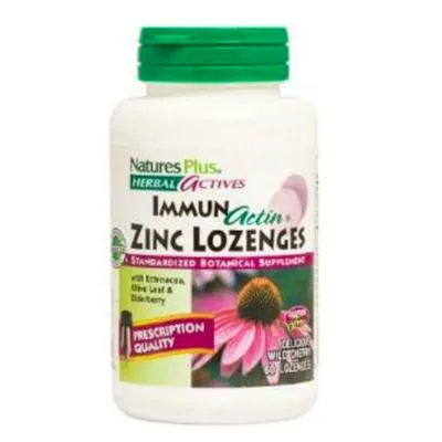 Immunactin zinc lozenges 60 comprimidos, Natures Plus