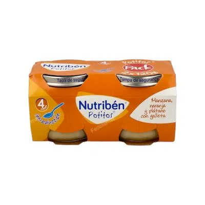 Potito manza-naran-plata-galle 2 x 120 g, Nutriben