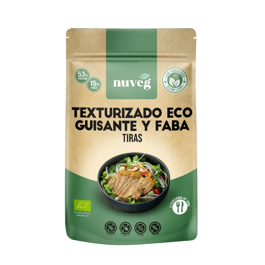 Tiras de carne veganas BIO 80 g, Nuveg