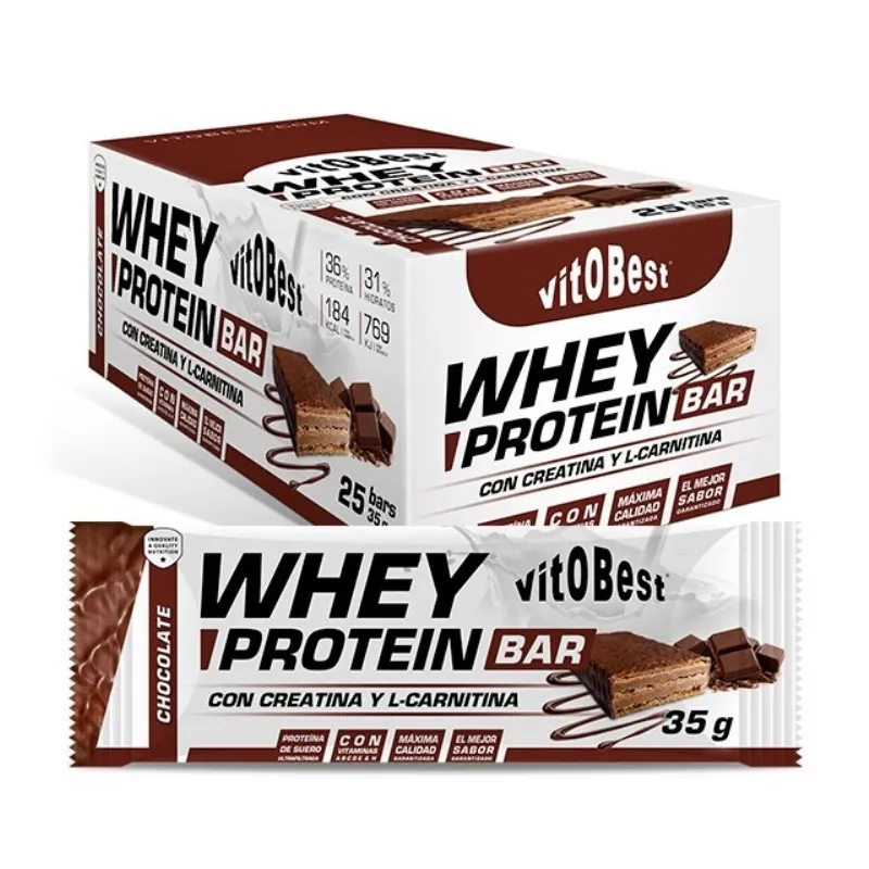 Riegel Whey Protein Bar Schokoladengeschmack Vitobest, Vit.o.best