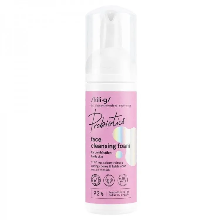 Espuma limpadora facial Probiotics, Kilig