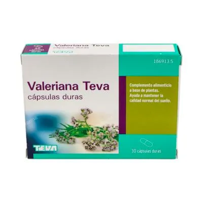 Valeriana 200 mg 30 cápsulas, Teva