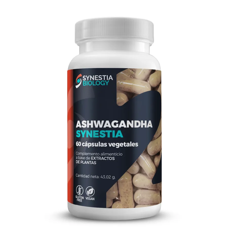 Ashwagandha synestia 60 cápsulas, Synestia Biology